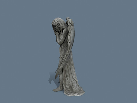 Estatua del &aacute;ngel Modelo 3D