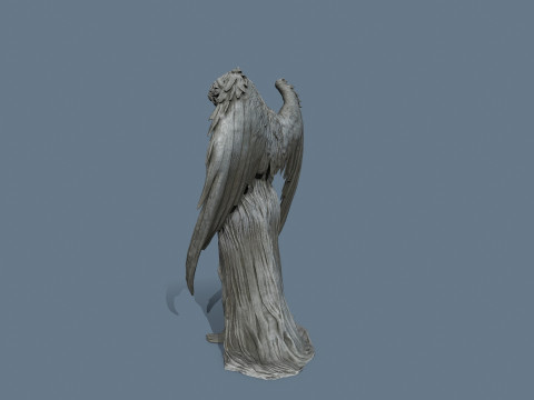 Estatua del &aacute;ngel Modelo 3D