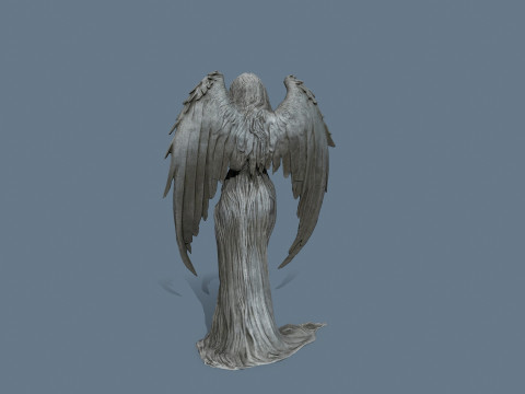 Estatua del &aacute;ngel Modelo 3D