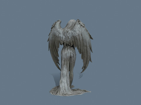 Estatua del &aacute;ngel Modelo 3D