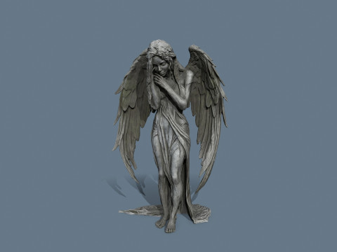 Estatua del &aacute;ngel Modelo 3D