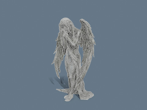 Estatua del &aacute;ngel Modelo 3D