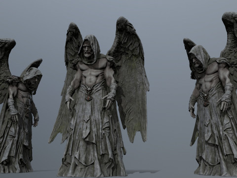 Angelo Oscuro Modello 3D