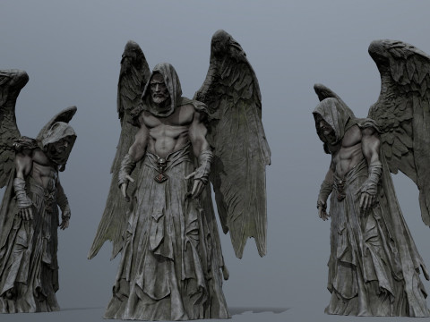 Angelo Oscuro Modello 3D