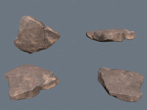 Desert rocks 3D Model