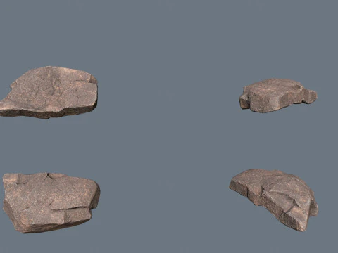 Desert rocks 3D Model
