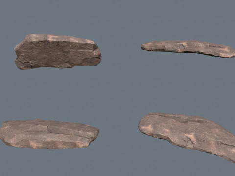 Desert rocks 3D Model