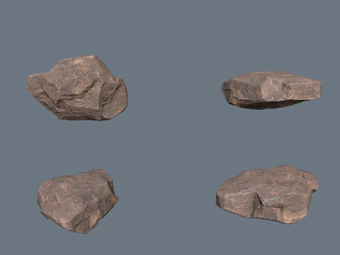 Desert rocks 3D Model