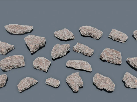 Desert rocks 3D Model