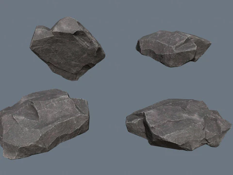 Cliff rocks 3D Model