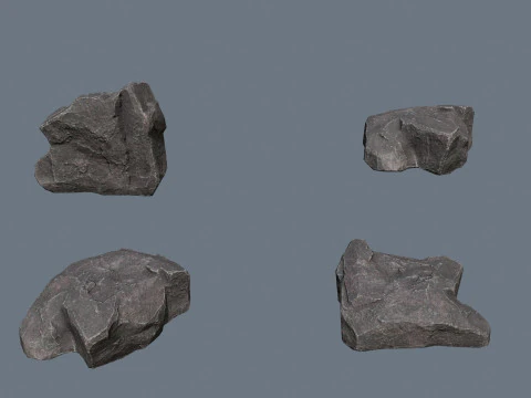 Cliff rocks 3D Model