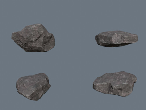 Cliff rocks 3D Model