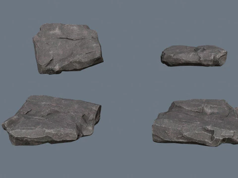 Cliff rocks 3D Model