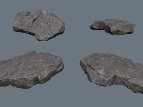 Cliff rocks 3D Model