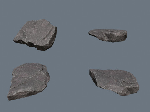 Cliff rocks 3D Model