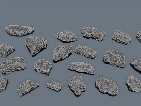 Cliff rocks 3D Model