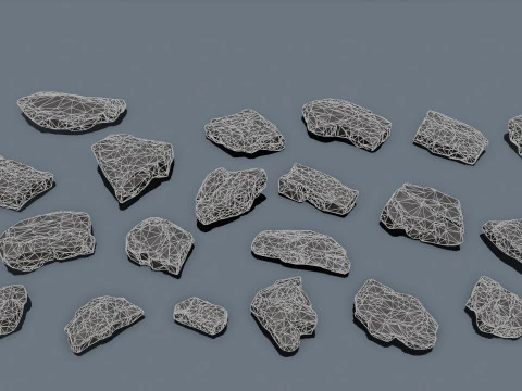 Cliff rocks 3D Model