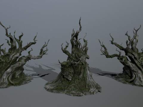 Karanlık Ağa&ccedil; 3D Model