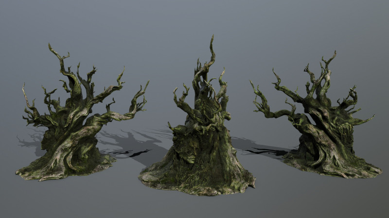 Karanlık Ağa&ccedil; 3D Model .c4d .max .obj .3ds .fbx .stl .blend 