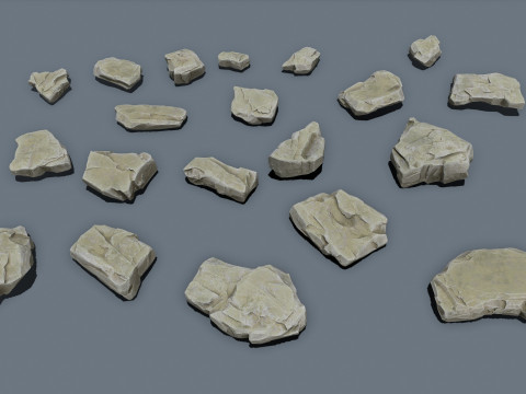 Sea stones 3D Model