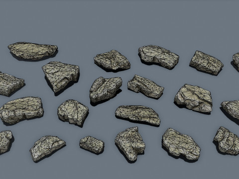 Sea stones 3D Model