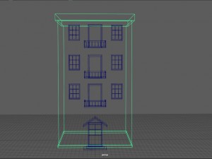 lowpoly building 3D Model