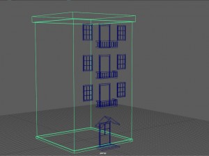 lowpoly building 3D Model