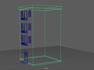 lowpoly building 3D Model