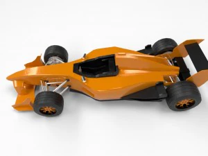 formula one lowpoly 3D Model