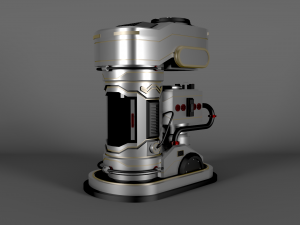 sci fi chamber Modèle 3D