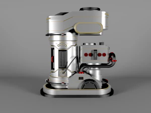 sci fi chamber 3D Model