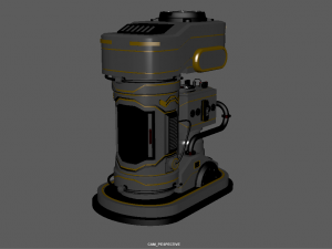 sci fi chamber 3Dモデル