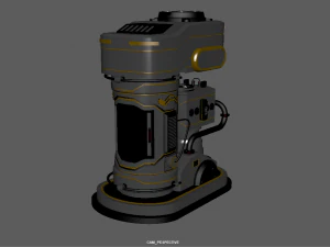 sci fi chamber 3D Model