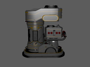 sci fi chamber 3D Model