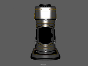 sci fi chamber 3D Model
