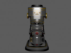 sci fi chamber 3Dモデル