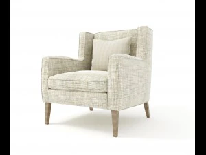 안락의자 3D 모델