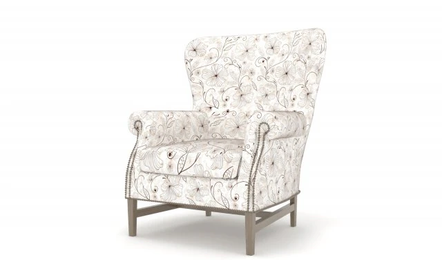 armchair 3D Model .c4d .max .obj .3ds .fbx .stl .blend 