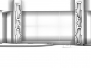 fashion tv show studio 3D Модель