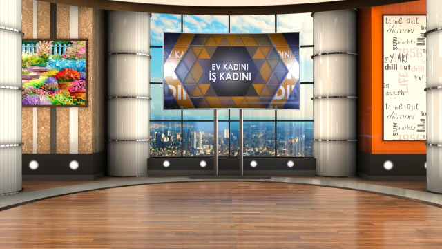 reality morning tv studio 3D Model .c4d .max .obj .3ds .fbx .stl .blend