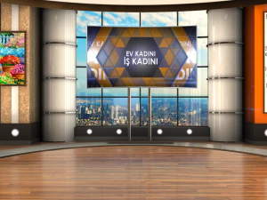 reality morning tv studio 3D Model