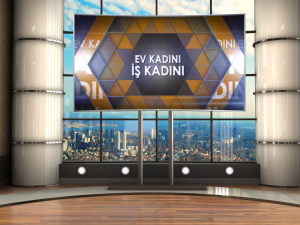reality morning tv studio Modèle 3D
