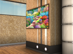 reality morning tv studio Modèle 3D