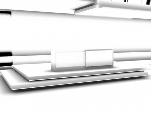politics tv show studio Modelo 3D