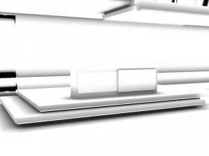 politics tv show studio 3D Model
