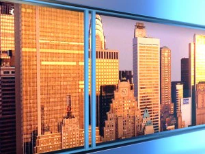 politics tv show studio 3D Model