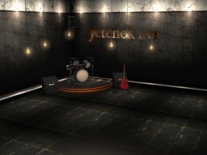 music show studio 3D Модель