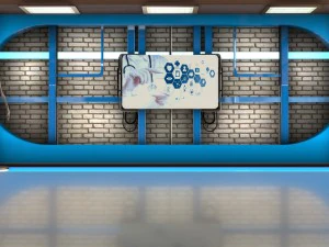 est&uacute;dio de show saud&aacute;vel Modelo 3D