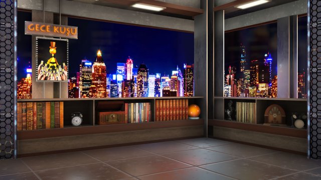reality show studio 3D मॉडल .c4d .max .obj .3ds .fbx .stl .blend 
