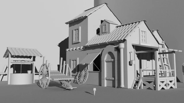 house 3D Model .c4d .max .obj .3ds .fbx .stl .blend 